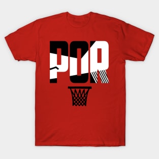 Throwback Portland Basketball RED T-Shirt